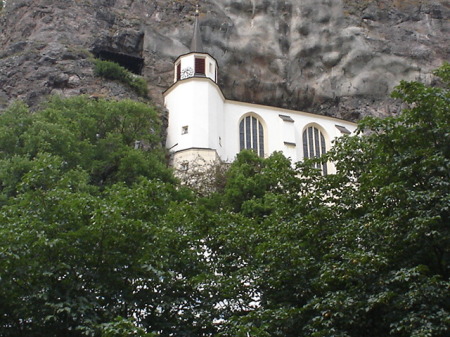 Germany Idar Oberstein Church in the rocks