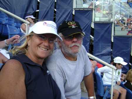 at the US Open Sept 2007