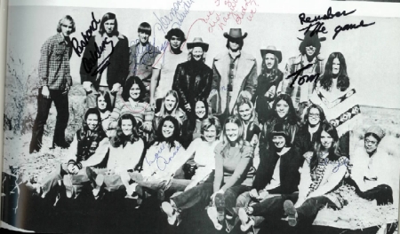 1973-74 Yearbook staff