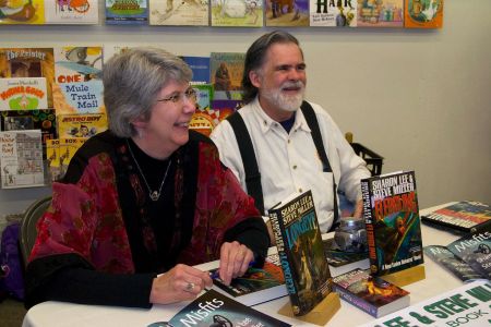 Authors at work, in Waterville, Maine