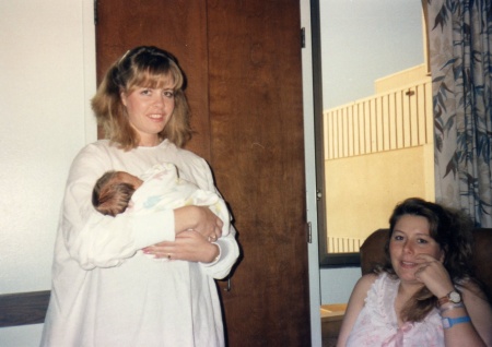 Debbie Law Holding Matt 1985