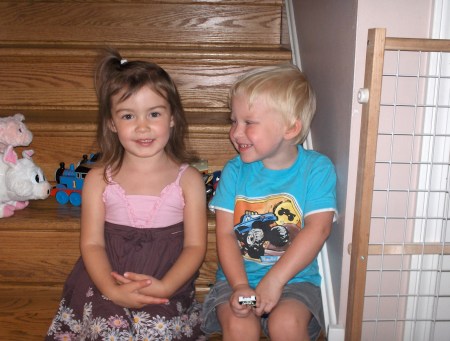 Grandson Tyler and Great-niece Ava