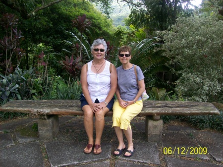 Judy & Marilyn at Lyon Arboretum