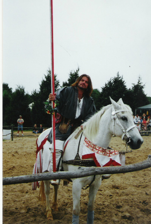 Bryan on our horse Max