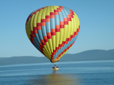 Hot Air Balloon Ride Over Lake Tahoe, CA