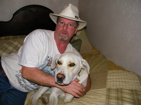 Steve DePriest and his dog