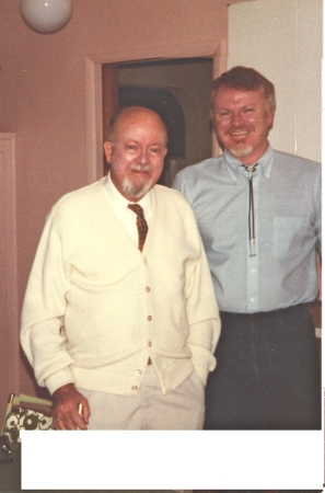Dr. H.S. Beckwith and son, Allan 1984