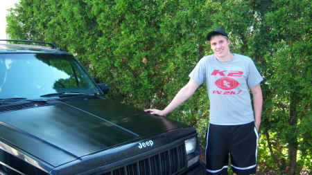 My son Joe and his new 96 Jeep