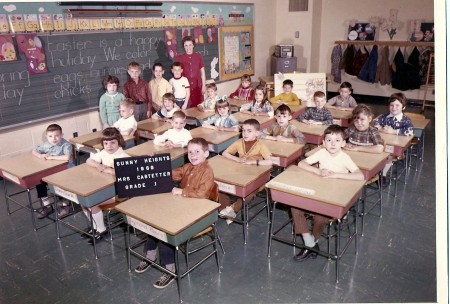 1st Grade, Mrs. Castetter, 1968-69
