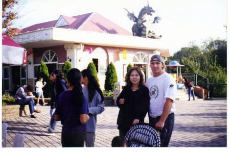 The family at Monkey Park.