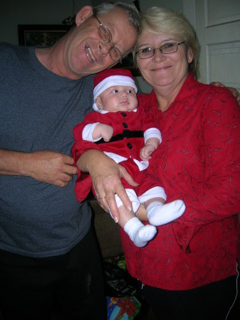 me, my husband carl and our grandson