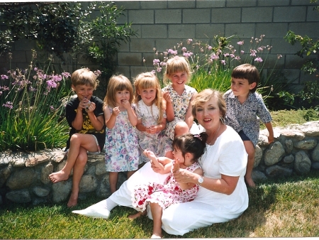 Norma and Grandkids - 1996