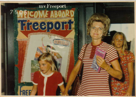 Becky (my twin) Momma and me, summer of 1972