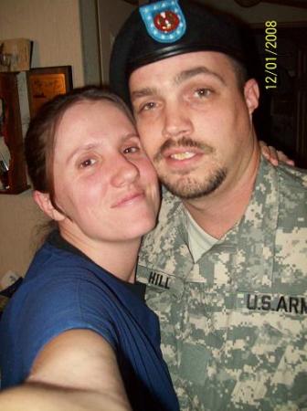 my sexy soldier (my hubby) & me