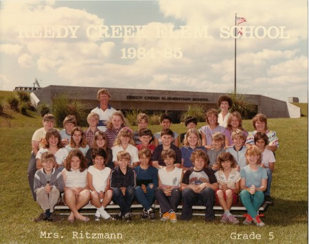 Reedy Creek 5th Grade 1984-85