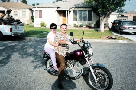 Brother & MA on My Motorcycle