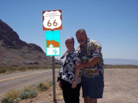 Lorra & me on Route 66