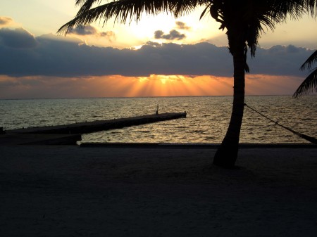 Sun Rise at Costa Maya Reef Resort