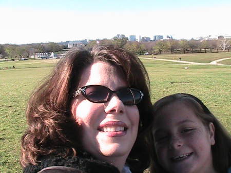 Mom and Savannah in DC