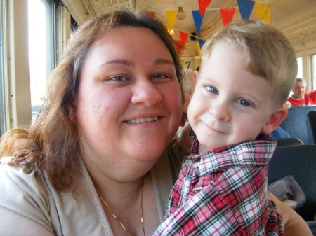 my little sis gail and her son