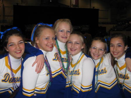 GFMS cheerleading competition