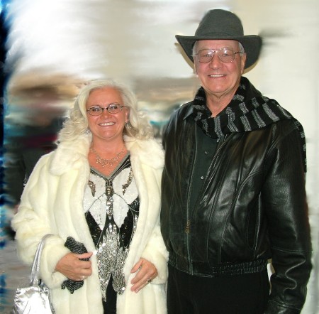 Nov 2008, Glimmer Train with husband Bernie