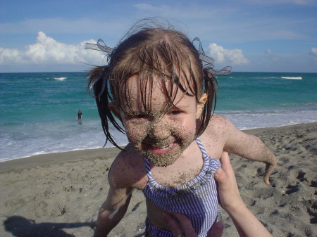 Madeleine  at the beach Stuart FL