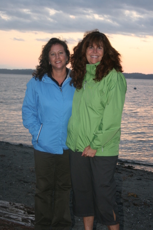 My friend and I on the San Juan Islands