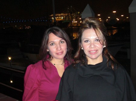 With my sister Iris Muñoz "85"