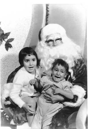 Sister Dorothy and I Living it up with Santa