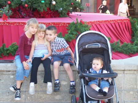 Four of the five grand kids
