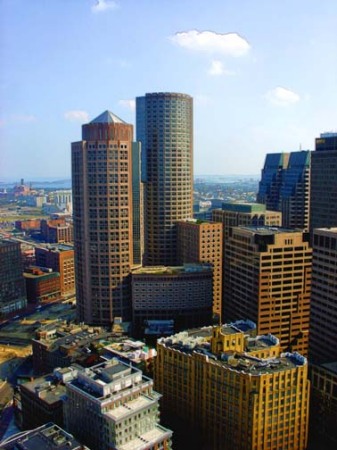 Boston From Custom House