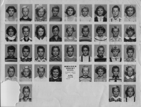 Crosby Elementary - 1955 1st Grade