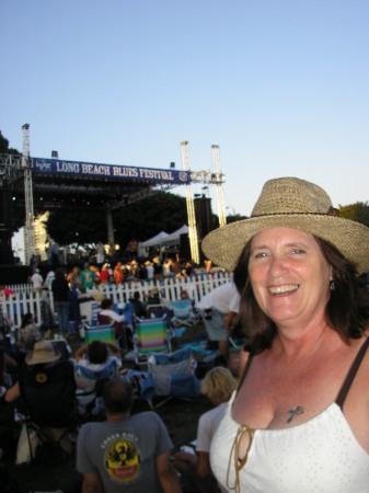 Susan at LB Blues Festival