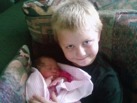 Mason and baby Avery