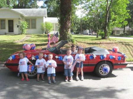 Annual 4th of July parade group