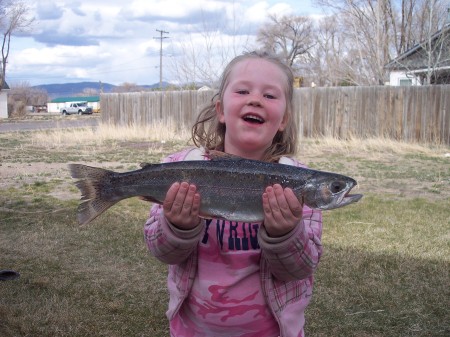 DAISY age 4 caught her first fish
