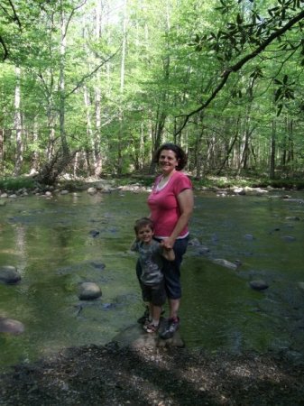 My cvousin Laura and her son Aidan