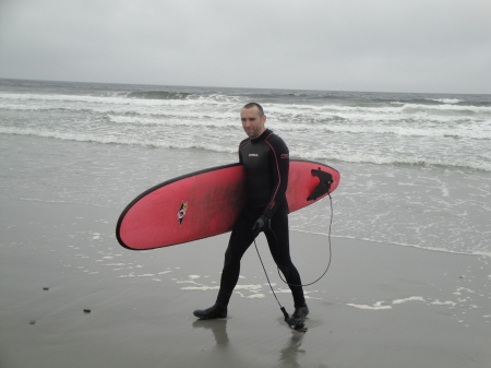Surfing in Nova Scotia 2009
