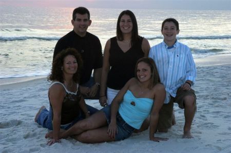 Family on Destin Beach, Florida