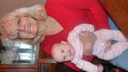 KYLIE and GRANDMA (2 months old)