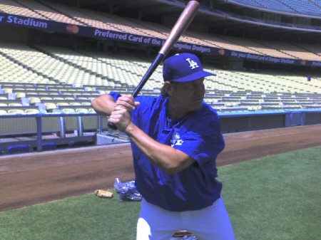 Batting Practice at Dodger Stadium