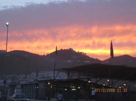 Sunset at Nerja, Spain