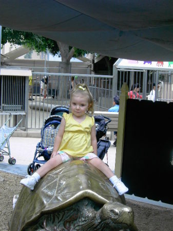 Brylee (our Granddaugter) at the San Diego zoo