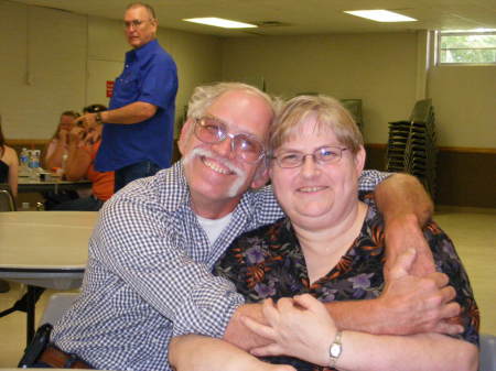 My husband David and me in 2007