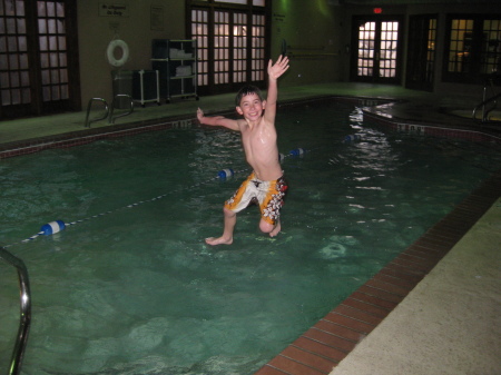 Chris -- our next Olympic Swimming star