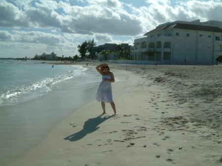 sun on the beach