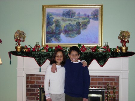 My Kids Dana and Nick Christmas 2007