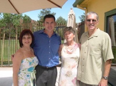 Cousin Dale, Me, Daughter Toni, and son Brian