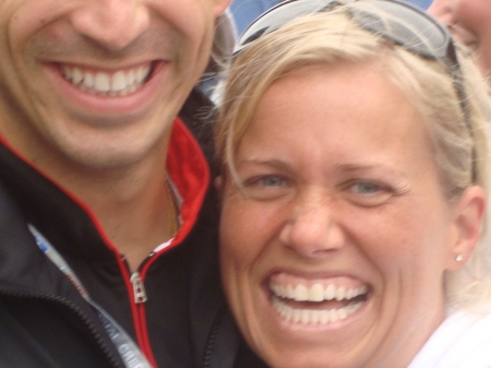 Kerrie Lynn w/winner of 2009 Indy 500